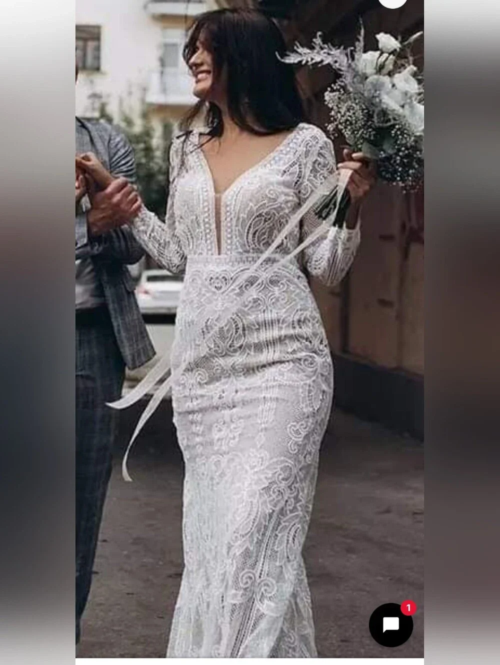 All Offers Considered-Bohemian Wedding Dress Only Worn For A Few Hours